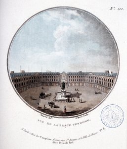 Vista de la Place Vendôme - en 