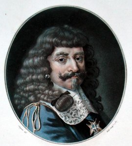 Enrique de Lorena, primer Conde de Harcourt (1601-66), grabado por Ride, 1787 de Antoine Louis Francois after Sergent Marceau