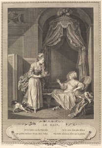 El baño de Antoine Louis Romanet after Sigmund Freudenberger
