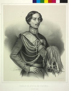 Duque de Parma Carlos III (litografía)