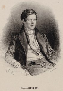 Retrato del pianista y compositor Franz Hünten 1793-1878 de Antoine Maurin