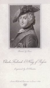 Federico el Grande, Rey de Prusia (grabado)