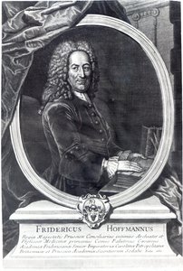Friedrich Hoffmann, grabado por F.G Wolffgang, 1735 de Antoine Pesne