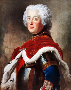 Retrato de Federico II de Hohenzollern, conocido como Federico el Grande (Berlín) de Antoine Pesne