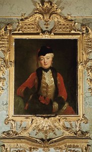 Retrato de Wilhelmine Dorothee von der Marwitz 1718-1787, c. 1739 de Antoine Pesne