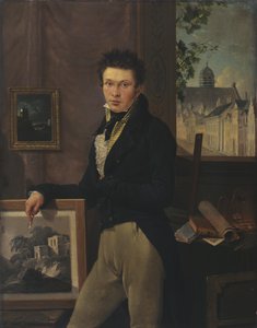 Autorretrato (óleo sobre tabla)