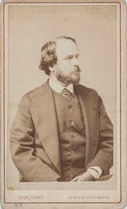 Retrato del bailarín, coreógrafo y maestro de ballet Paul Taglioni 1808-1884, ca 1860 de Antoine Rene Trinquart
