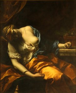 La muerte de Cleopatra.