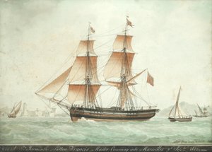 La Comadreja entrando en Marsella, 9 de septiembre de 1823