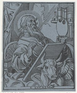 Lucas el evangelista Los cuatro evangelistas (título de la serie) de Antoine Sallaert