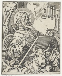 Lucas el evangelista Los cuatro evangelistas (título de la serie) de Antoine Sallaert