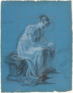Mujer Sentada (recto) de Antoine Toussaint de Chazal