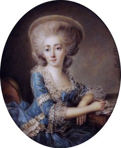Madame de Montesson (1738-1806), de Antoine Vestier (1740-1824) de Antoine Vestier
