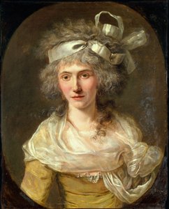 Retrato de Anne-Josèphe Théroigne de Méricourt 1762-1817, c. 1785