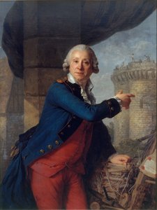 Retrato de Henri Masers de Latude 1725-1805 de Antoine Vestier