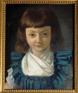 Retrato del delfín, futuro Luis XVII (1785-1795). Pintura de Antoine Vestier (1740-1824). Alrededor de 1792 de Antoine Vestier