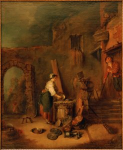 La fregadora de cobre (La cocinera)