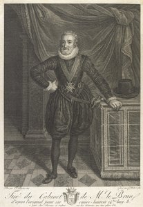 Retrato de medio cuerpo de Enrique IV de Antoine de Marcenay de Ghuy