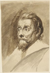 Anciano con barba, mirando hacia la izquierda de Antoine de Marcenay de Ghuy