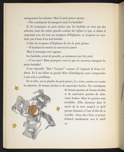 Elefantes, ilustración de "Le Petit Prince", de Antoine de Saint-Exupéry