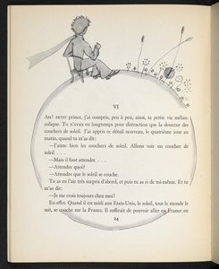 Ilustración de "Le Petit Prince", de Antoine de Saint-Exupéry de Antoine de Saint Exupery