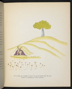 El Zorro, ilustración de "Le Petit Prince", de Antoine de Saint-Exupéry