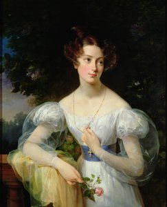Retrato de Hortense Ballu, futura Madame Alphonse Jacob-Desmalter, c.1832-37