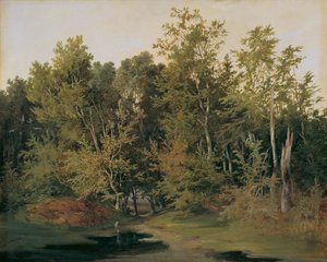 Paisaje forestal en la Baja Austria de Anton Altmann d. J.