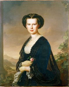 Emperatriz Elisabeth Sisi, de soltera Princesa de Baviera, esposa del Emperador Francisco José de Austria-Hungría ... de Anton Einsle