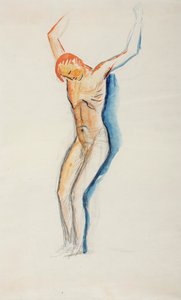 Anton Faistauer Crucifixión Estudio r