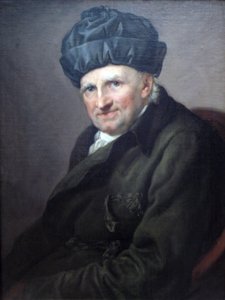 El preboste Johann Joachim Spalding con bata de casa de Anton Graff