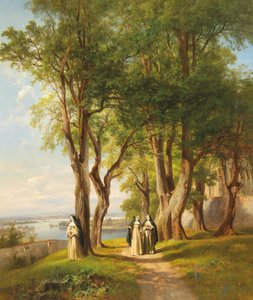 En el jardín del convento de Anton Hansch