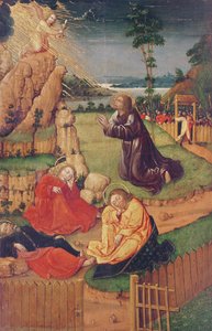 Jesús en el Jardín de los Olivos, de Escenas de la Vida de Cristo de Anton Henkel