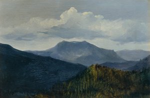 El Schneeberg cerca de Gutenstein de Anton Hlavacek