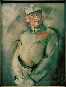 Retrato de un oficial austriaco de Anton Kolig