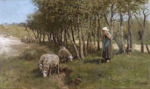 Duna de Dekkers, por Anton Mauve de Anton Mauve