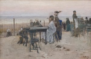 Holandés: En Scheveningen de Anton Mauve