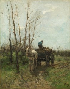 Recolección de leña de Anton Mauve
