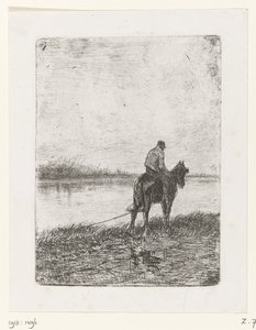 camino de sirga de Anton Mauve