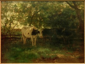 Hora de ordeño de Anton Mauve