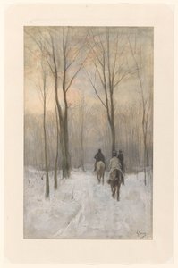 Jinetes en la nieve en el Haagse Bos
Jinetes en la nieve en el Haagse Bos