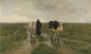 Pastoreo de Anton Mauve