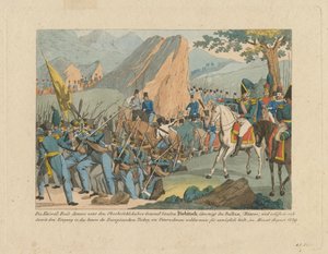 El ejército del Conde Iván Ivánovich Diebitsch cruzando los Balcanes de Anton Paul Eisen