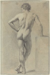 Estudio de desnudo masculino de Anton Raphael Mengs