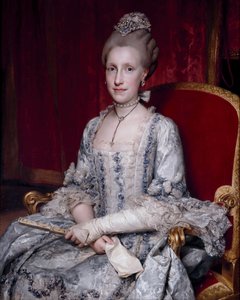 Retrato de la Infanta María Luisa de España de Anton Raphael Mengs