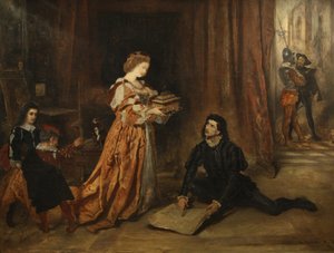Colón y la Reina Isabel de Anton Romako
