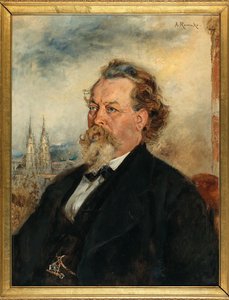 Retrato del arquitecto Wilhelm Bücher 1824-1888 de Anton Romako