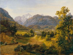 El valle Unken en Salzburgo de Anton Schiffer