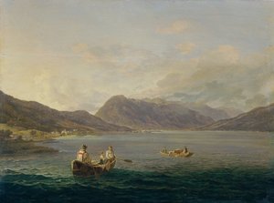 lago alpino austríaco de Anton Schiffer