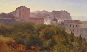 Bosque de Francavilla en Chiatamone, c.1824 de Anton Sminck Pitloo